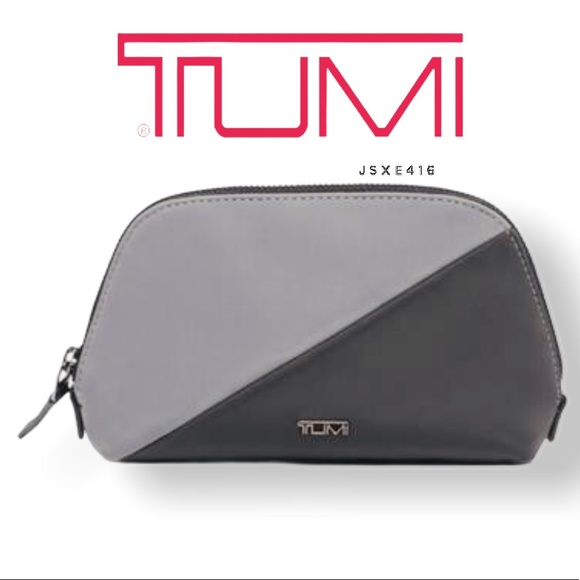 Tumi Limited Edition Domed Pouch in Pieced Grey - Picture 1 of 14
